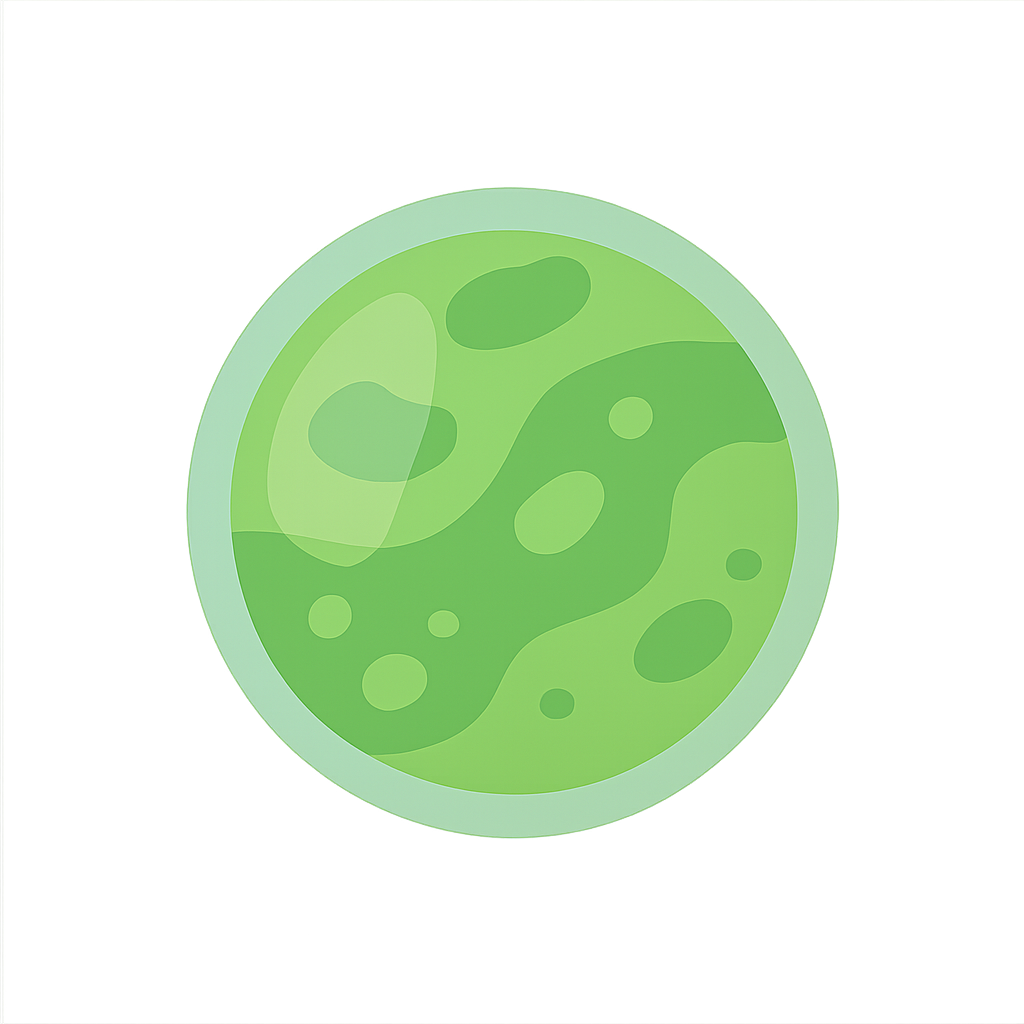 Green Spotted Planet