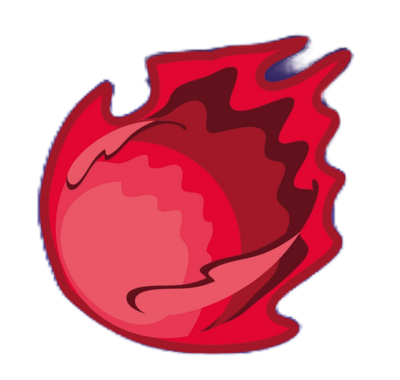 Red Volcanic Planet